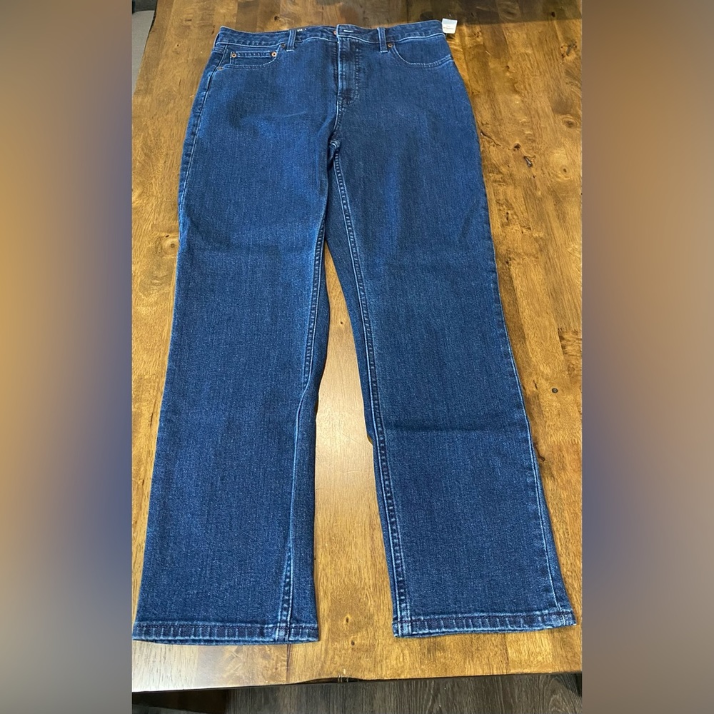 GAP NWT Vintage Slim Sky High Blue Jeans sz 14 / 32 Long / Tall Mom Jeans